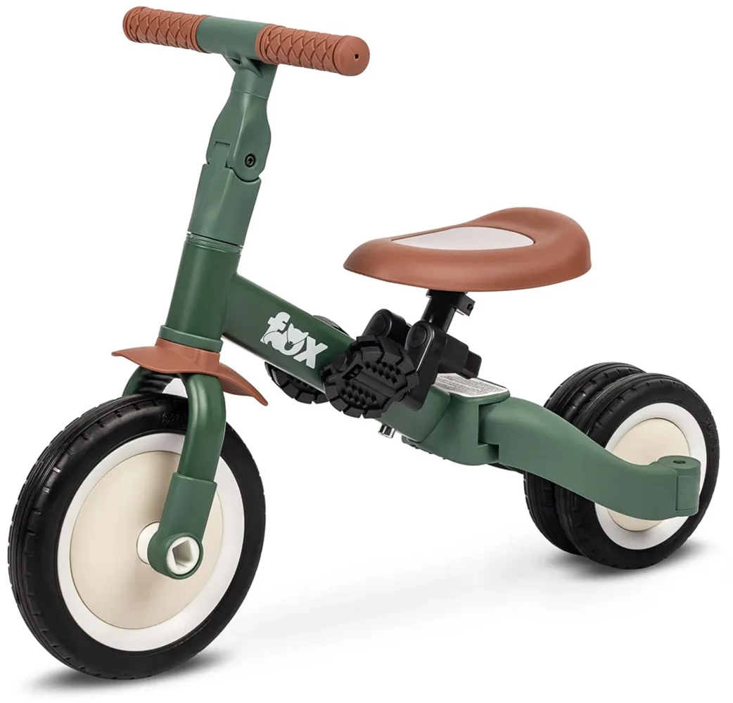 Триколісний велосипед 4 в 1 Caretero (Toyz) Fox Green