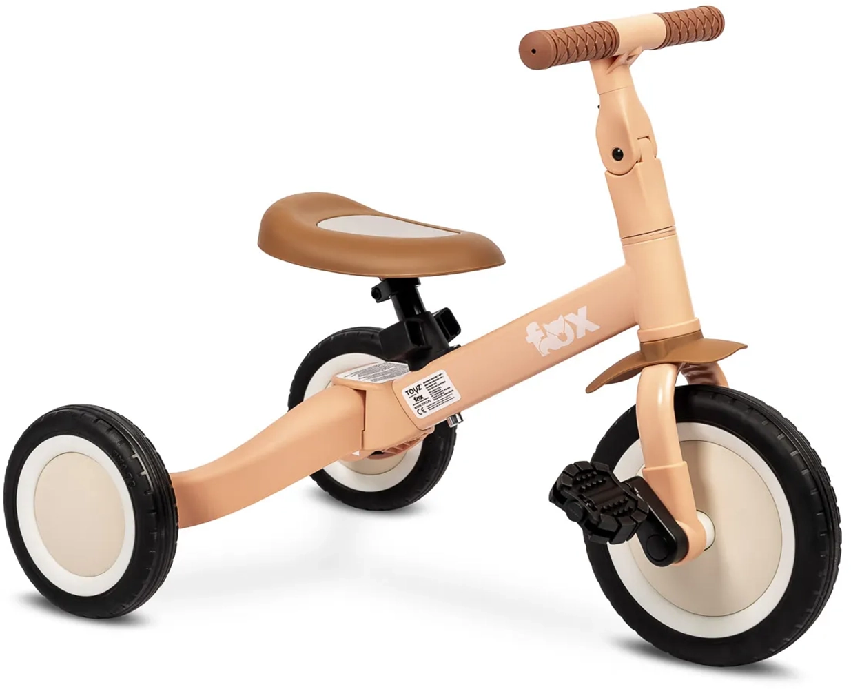 Триколісний велосипед 4 в 1 Caretero (Toyz) Fox Orange