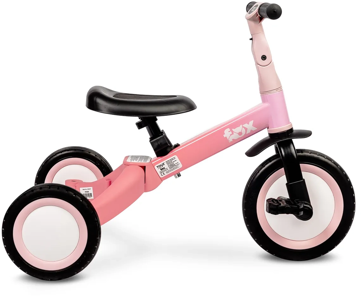 Триколісний велосипед 4 в 1 Caretero (Toyz) Fox Pink
