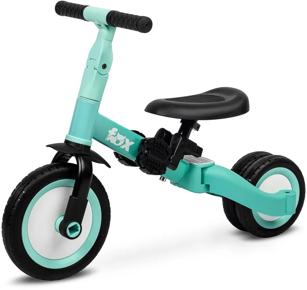 Триколісний велосипед 4 в 1 Caretero (Toyz) Fox Turquoise