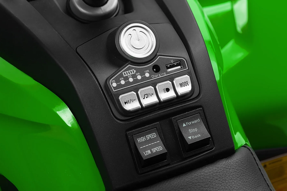 Електромобіль квадроцикл Caretero (Toyz) Gigant Green