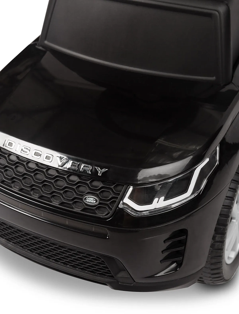 Машинка для катання Caretero (Toyz) LAND ROVER з батьківською ручкою Black