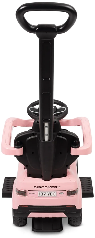 Машинка для катання Caretero (Toyz) LAND ROVER з батьківською ручкою Pink