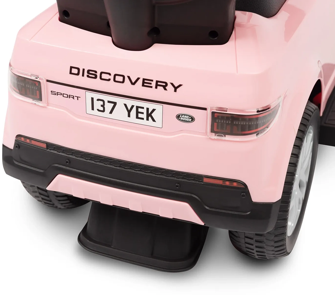 Машинка для катання Caretero (Toyz) LAND ROVER з батьківською ручкою Pink