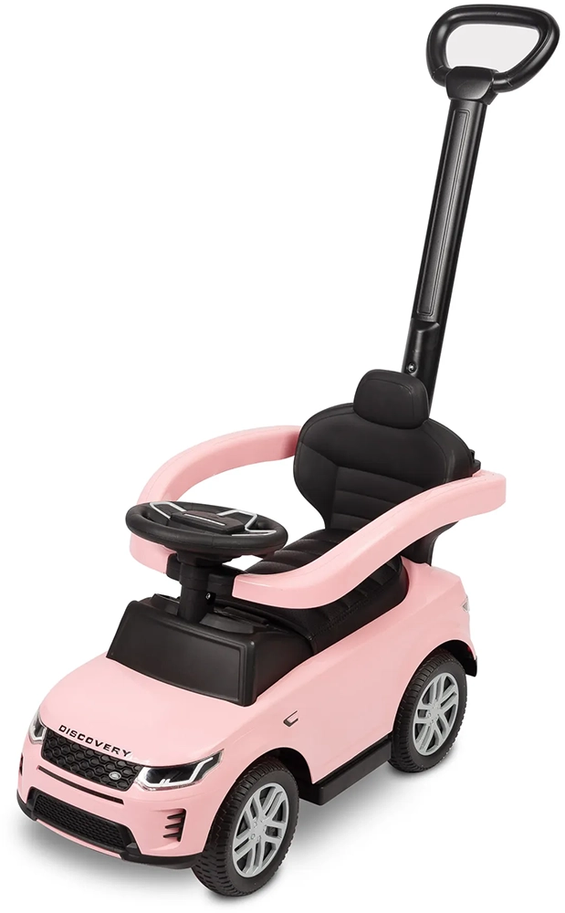 Машинка для катання Caretero (Toyz) LAND ROVER з батьківською ручкою Pink