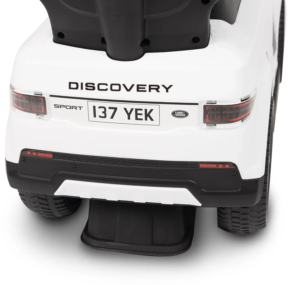 Машинка для катання Caretero (Toyz) LAND ROVER з батьківською ручкою White