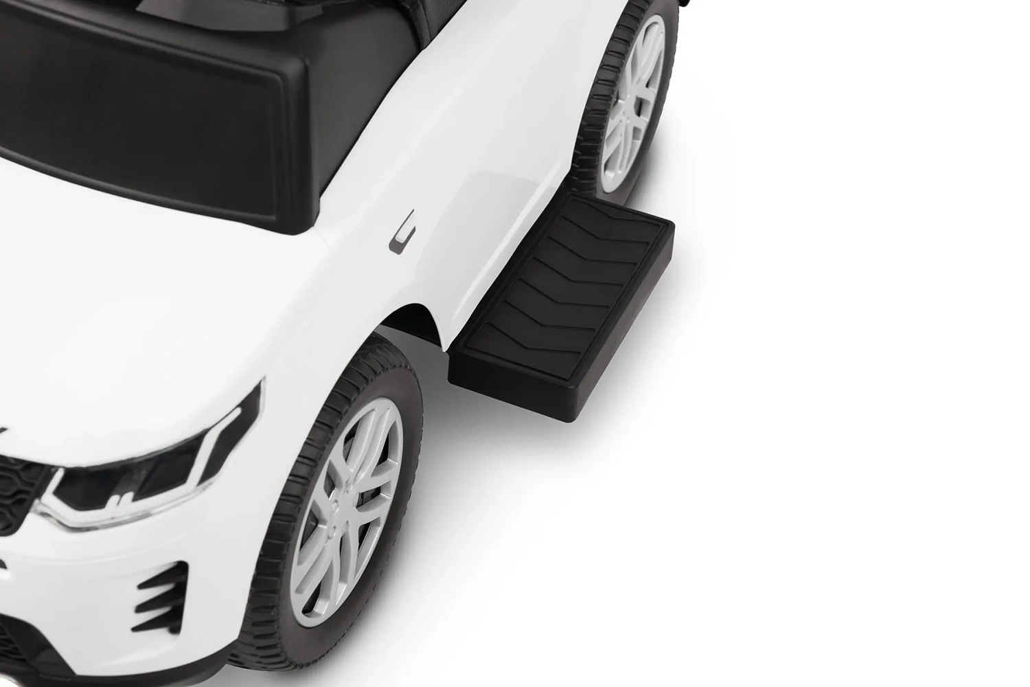 Машинка для катання Caretero (Toyz) LAND ROVER з батьківською ручкою White