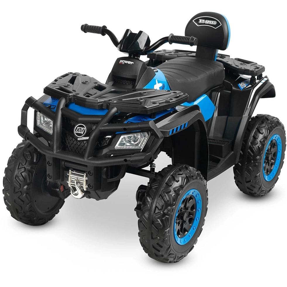 Электромобиль квадроцикл Caretero (Toyz) Rush ARMY BLUE