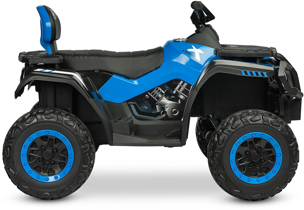 Електромобіль квадроцикл Caretero (Toyz) Rush ARMY BLUE