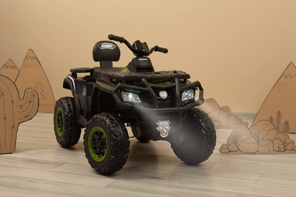 Электромобиль квадроцикл Caretero (Toyz) Rush ARMY GREEN