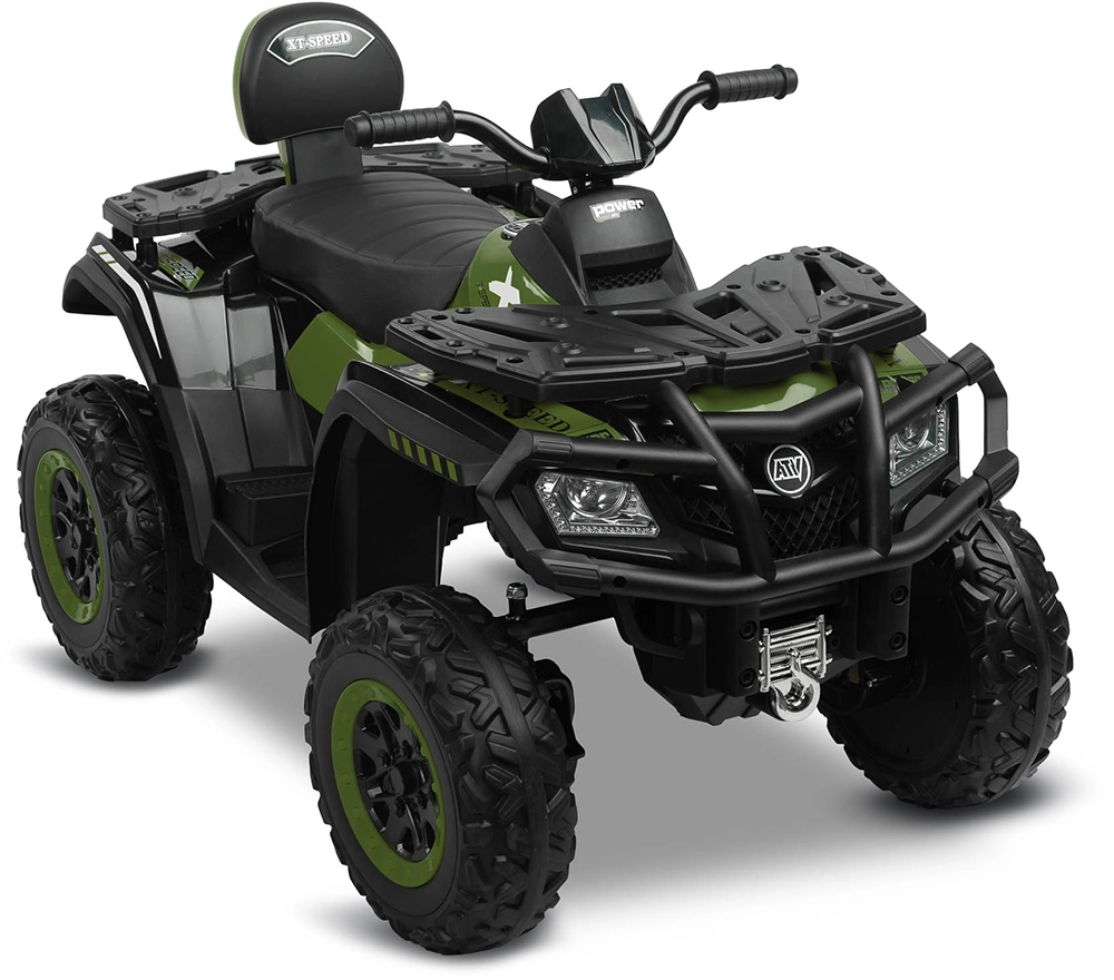 Электромобиль квадроцикл Caretero (Toyz) Rush ARMY GREEN