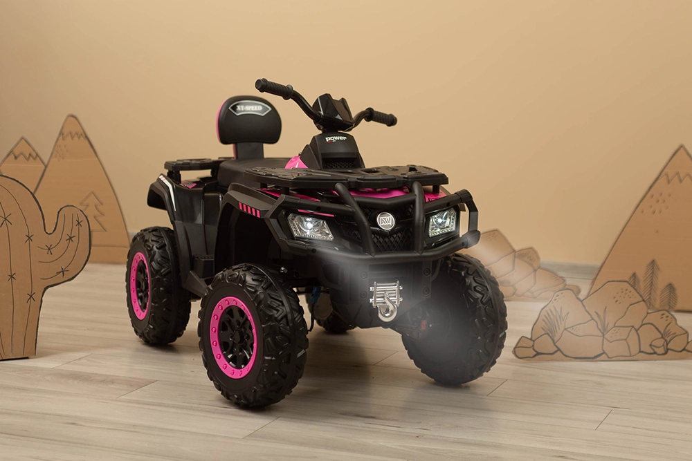 Електромобіль квадроцикл Caretero (Toyz) Rush ARMY PINK