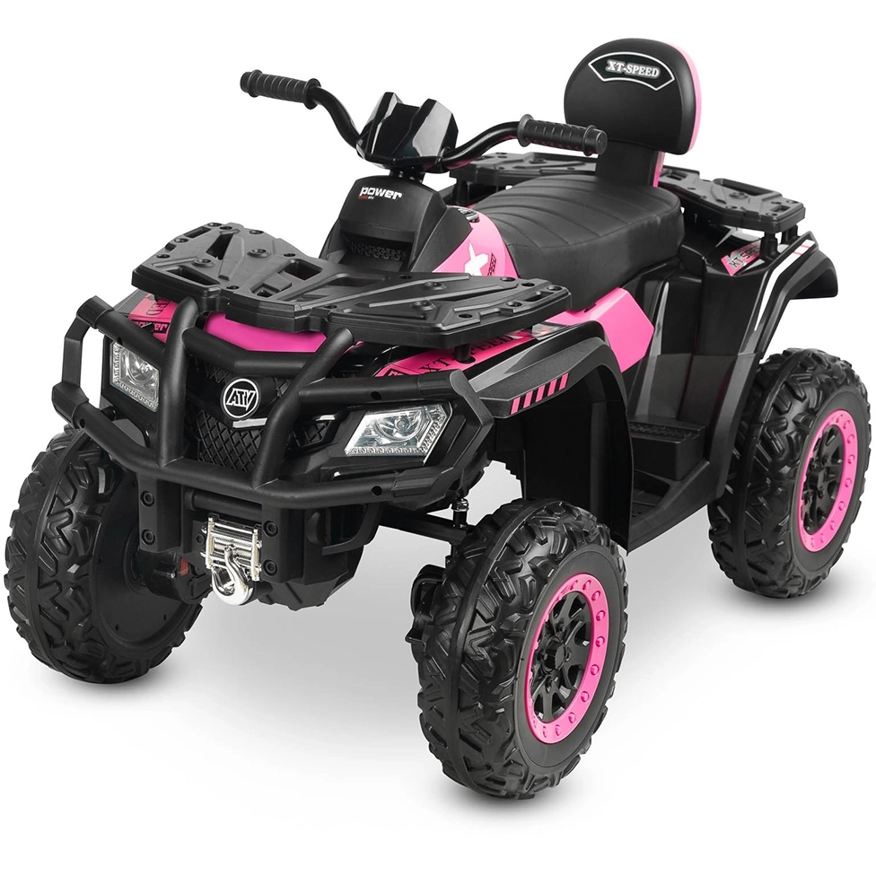 Электромобиль квадроцикл Caretero (Toyz) Rush ARMY PINK