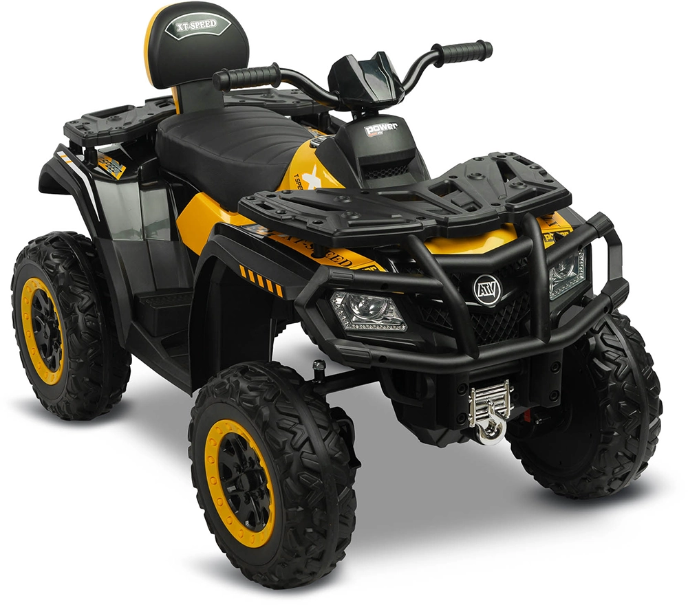 Електромобіль квадроцикл Caretero (Toyz) Rush ARMY YELLOW