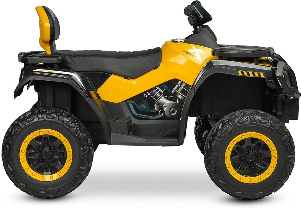 Електромобіль квадроцикл Caretero (Toyz) Rush ARMY YELLOW
