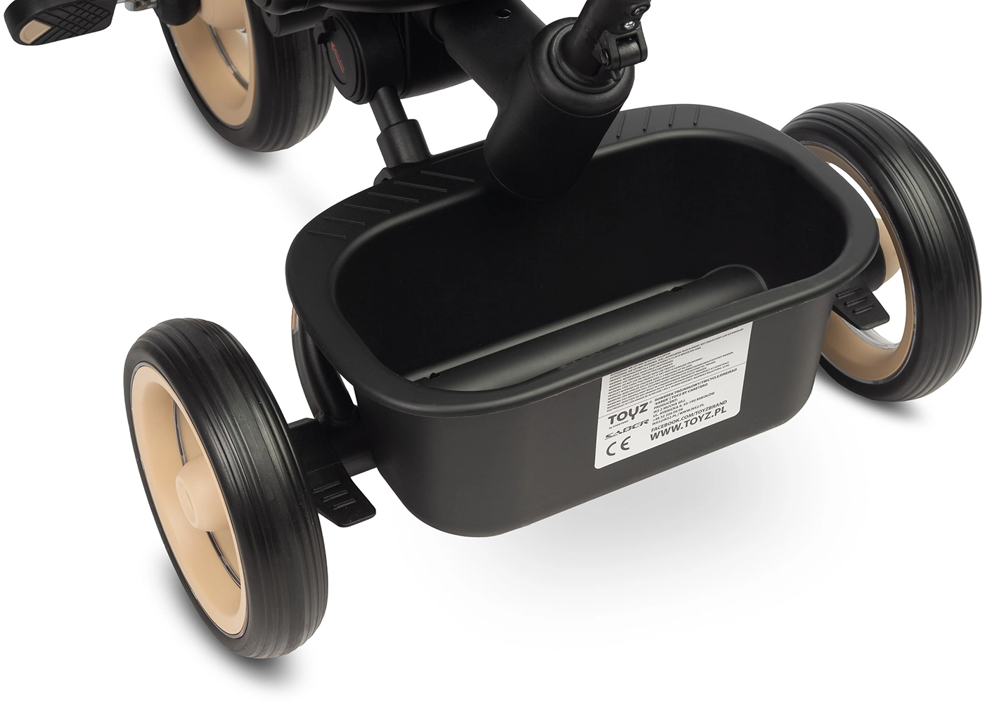 Дитячий триколісний велосипед Caretero (Toyz) Saber Beige
