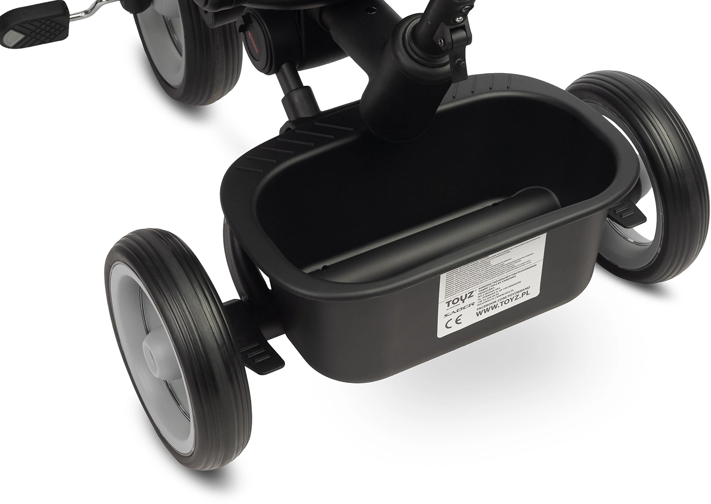 Дитячий триколісний велосипед Caretero (Toyz) Saber Grey