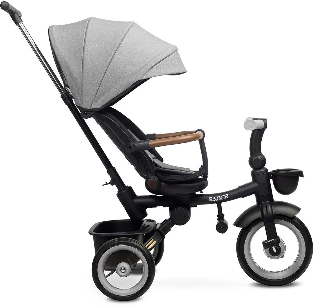 Дитячий триколісний велосипед Caretero (Toyz) Saber Grey