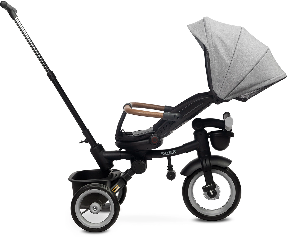Дитячий триколісний велосипед Caretero (Toyz) Saber Grey