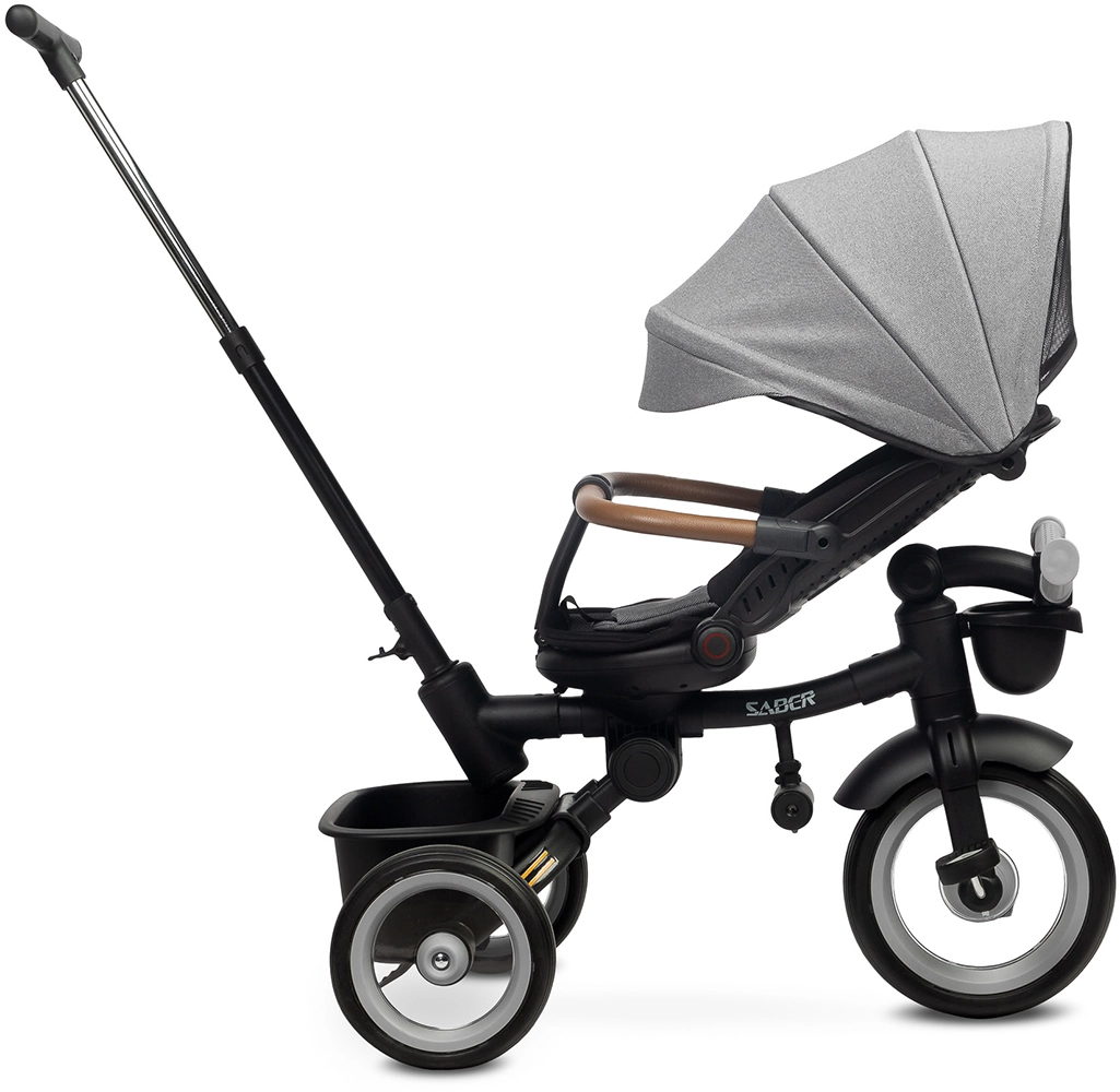 Дитячий триколісний велосипед Caretero (Toyz) Saber Grey