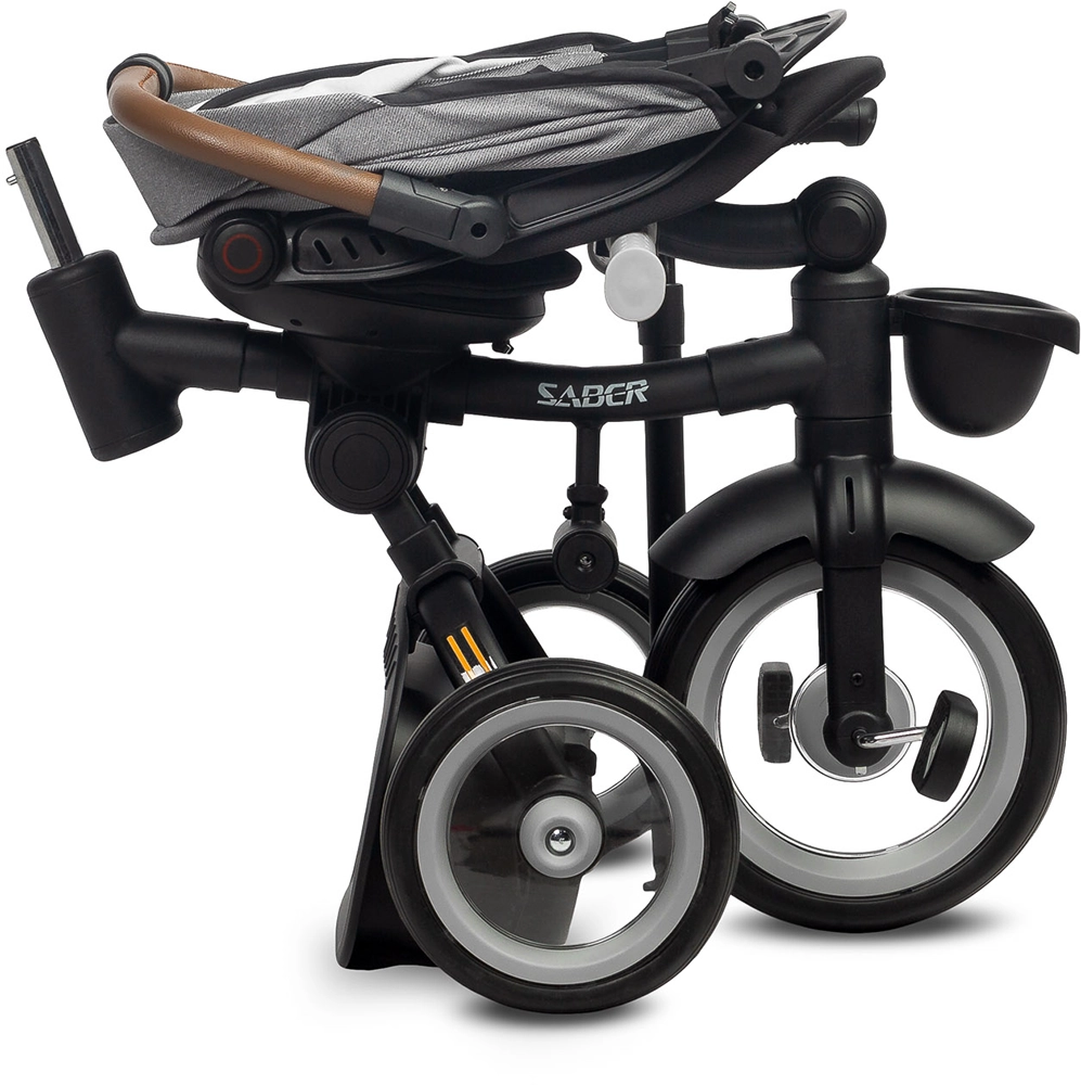 Дитячий триколісний велосипед Caretero (Toyz) Saber Grey