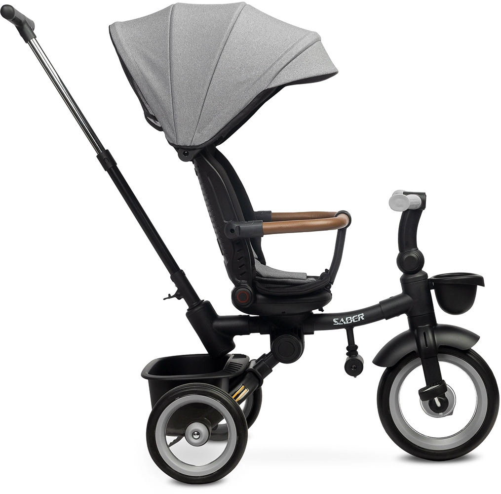 Дитячий триколісний велосипед Caretero (Toyz) Saber Grey