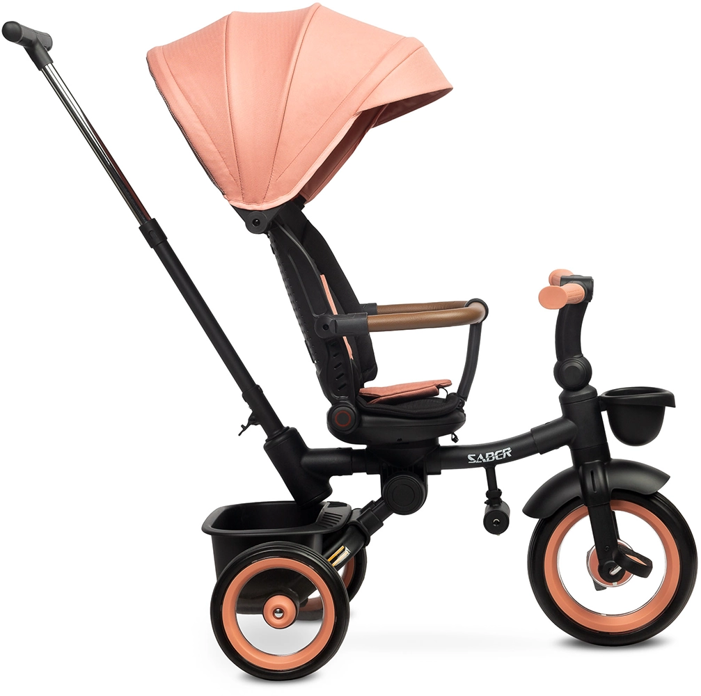 Детский трехколесный велосипед Caretero (Toyz) Saber Light Pink