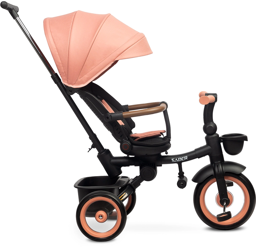 Детский трехколесный велосипед Caretero (Toyz) Saber Light Pink