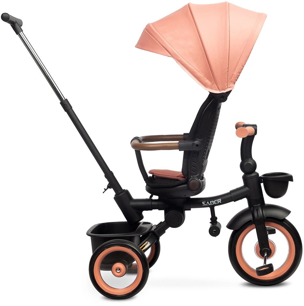 Детский трехколесный велосипед Caretero (Toyz) Saber Light Pink