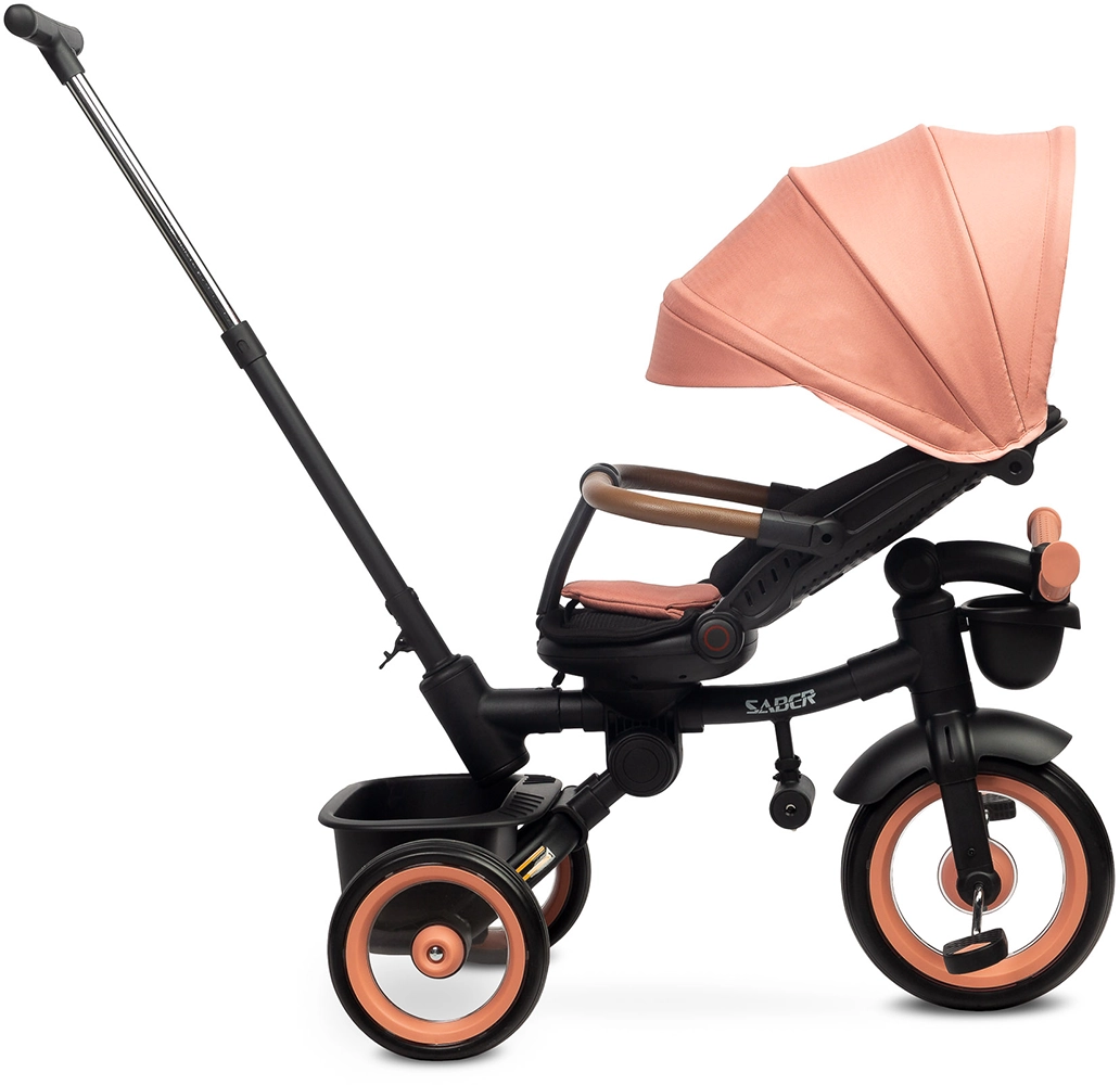 Детский трехколесный велосипед Caretero (Toyz) Saber Light Pink