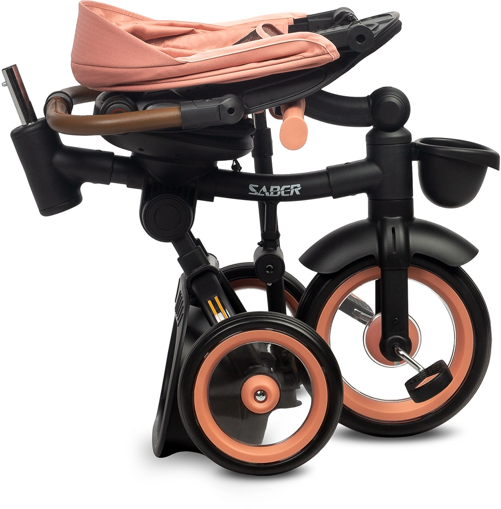 Детский трехколесный велосипед Caretero (Toyz) Saber Light Pink