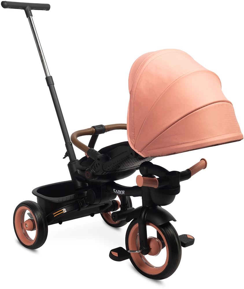 Детский трехколесный велосипед Caretero (Toyz) Saber Light Pink