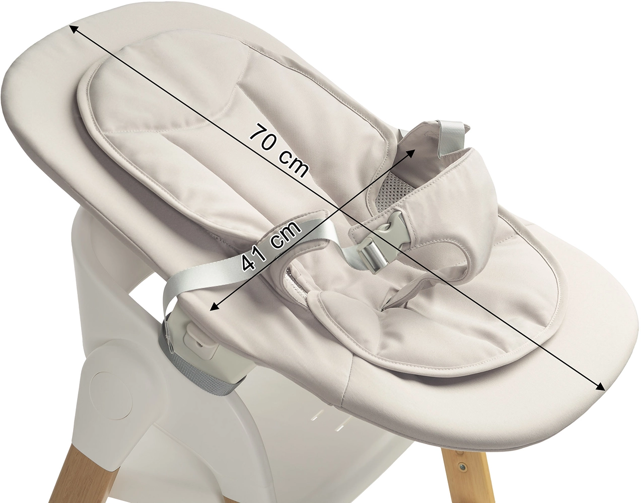 Стільчик для годування 3 в 1 Caretero Triplo Beige
