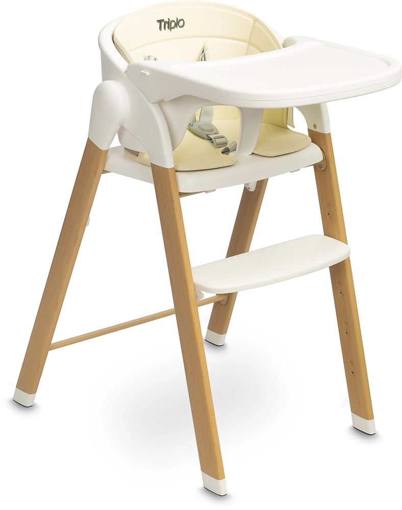 Стільчик для годування 3 в 1 Caretero Triplo Beige