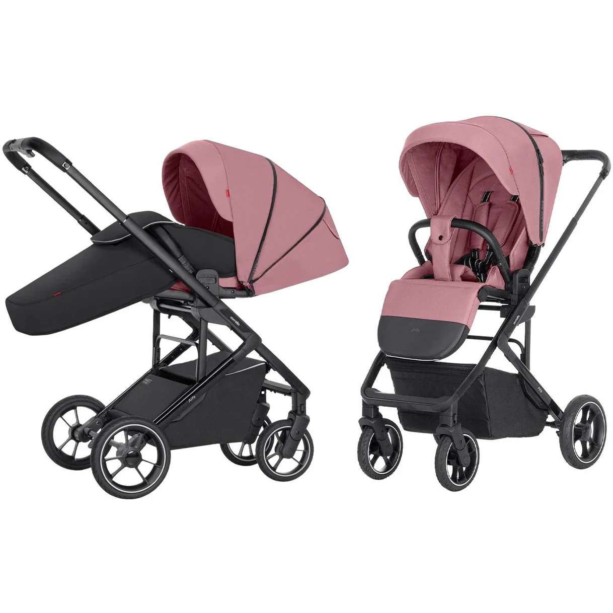 Прогулочная коляска CARRELLO Alfa CRL-5508 BF Rouge Pink
