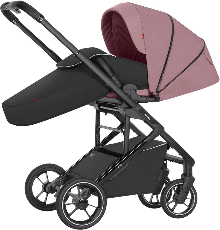 Прогулочная коляска CARRELLO Alfa CRL-5508 BF Rouge Pink
