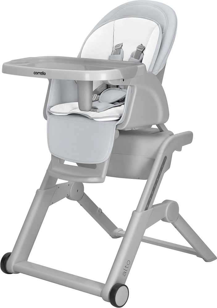 Стульчик-качели CARRELLO Alto CRL-10307 Chrome Grey