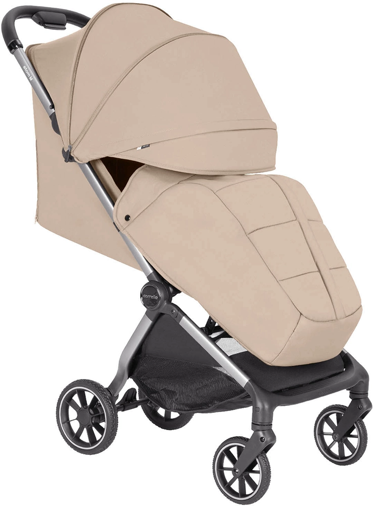 Прогулянкова коляска CARRELLO Atom M CRL-5527 Snow Beige