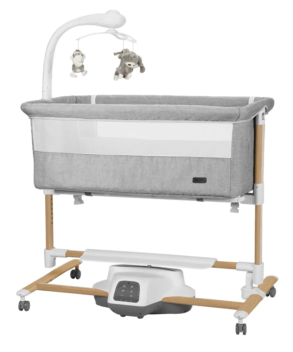 Приставная кроватка Carrello Bloom CRL-10304 Anchor Grey Wooden