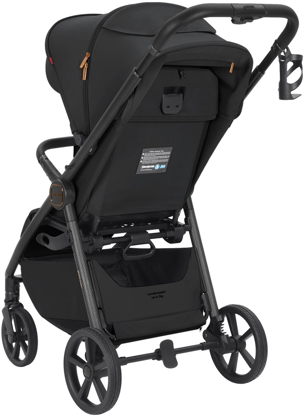 Прогулочная коляска Carrello Bravo Carbon CRL-5530 Deep Black