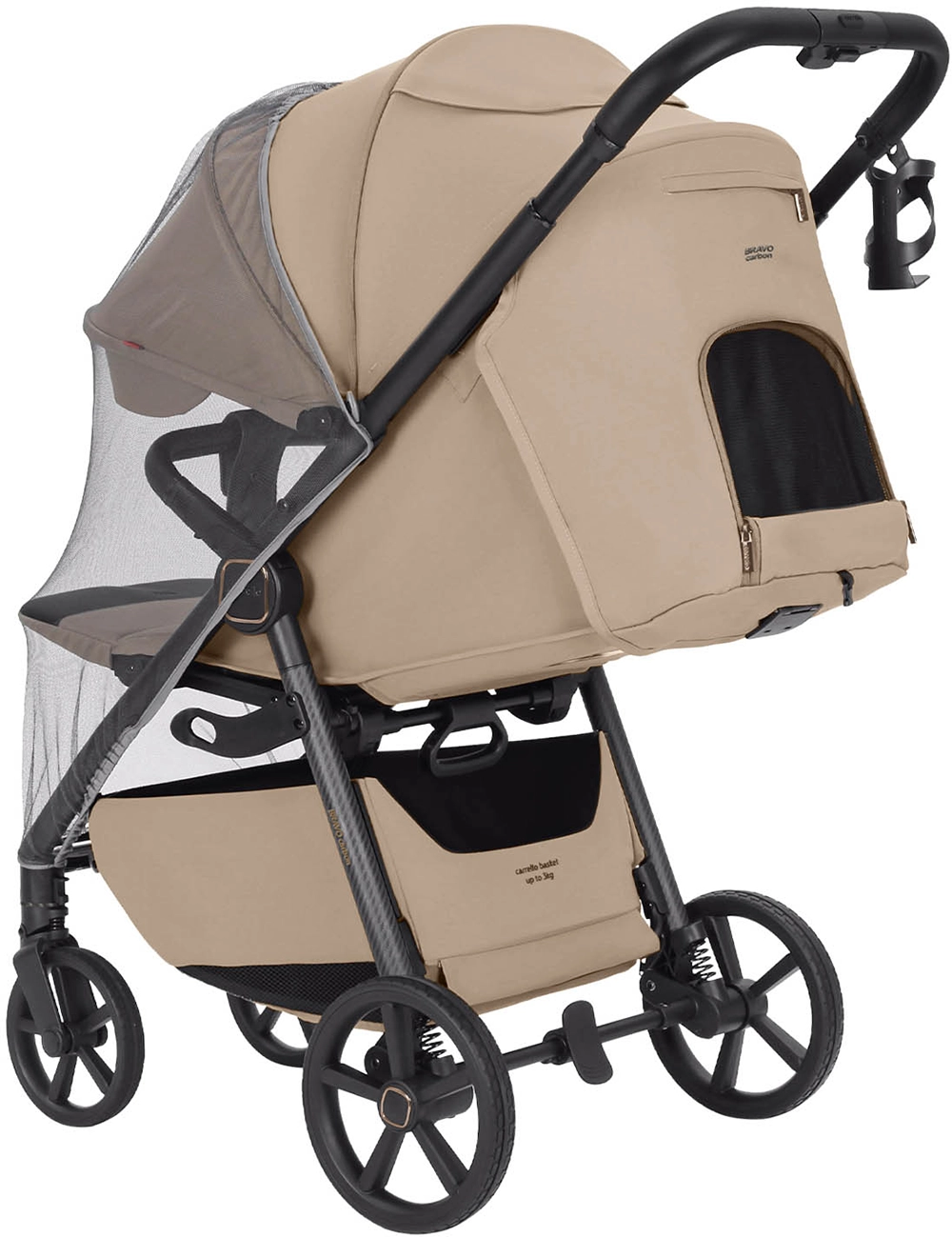 Прогулянкова коляска Carrello Bravo Carbon CRL-5530 Frost Beige
