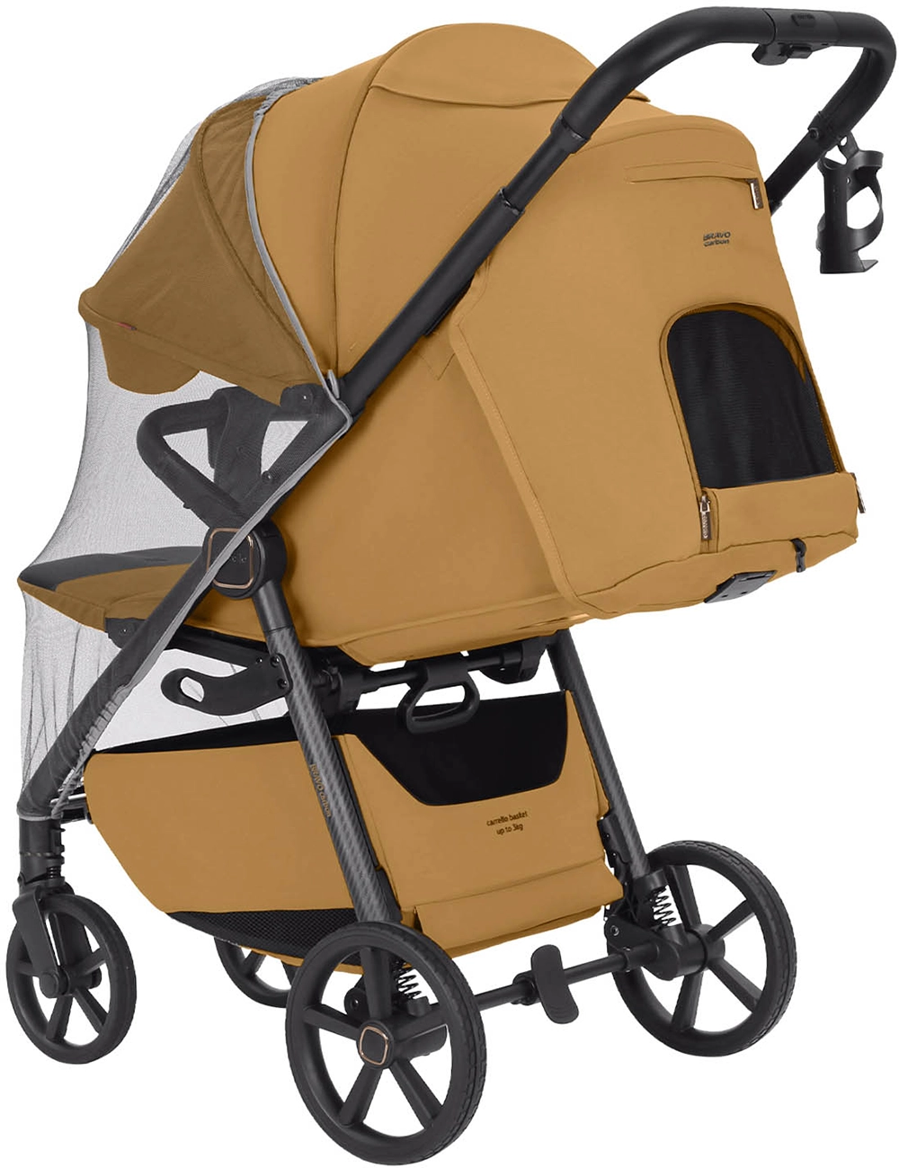Прогулочная коляска Carrello Bravo Carbon CRL-5530 Ginger Beige