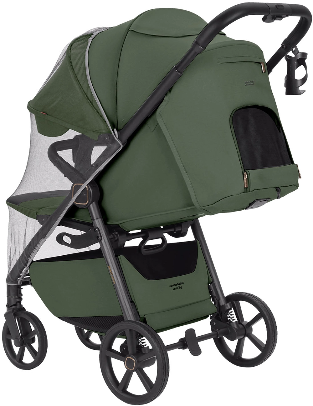 Прогулянкова коляска Carrello Bravo Carbon CRL-5530 Tropic Green