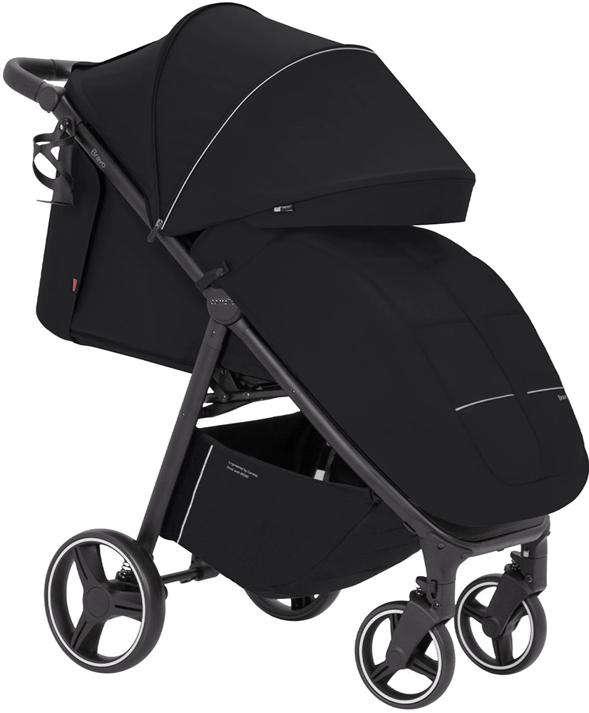 Детская прогулочная коляска CARRELLO Bravo CRL-8512 Pure Black