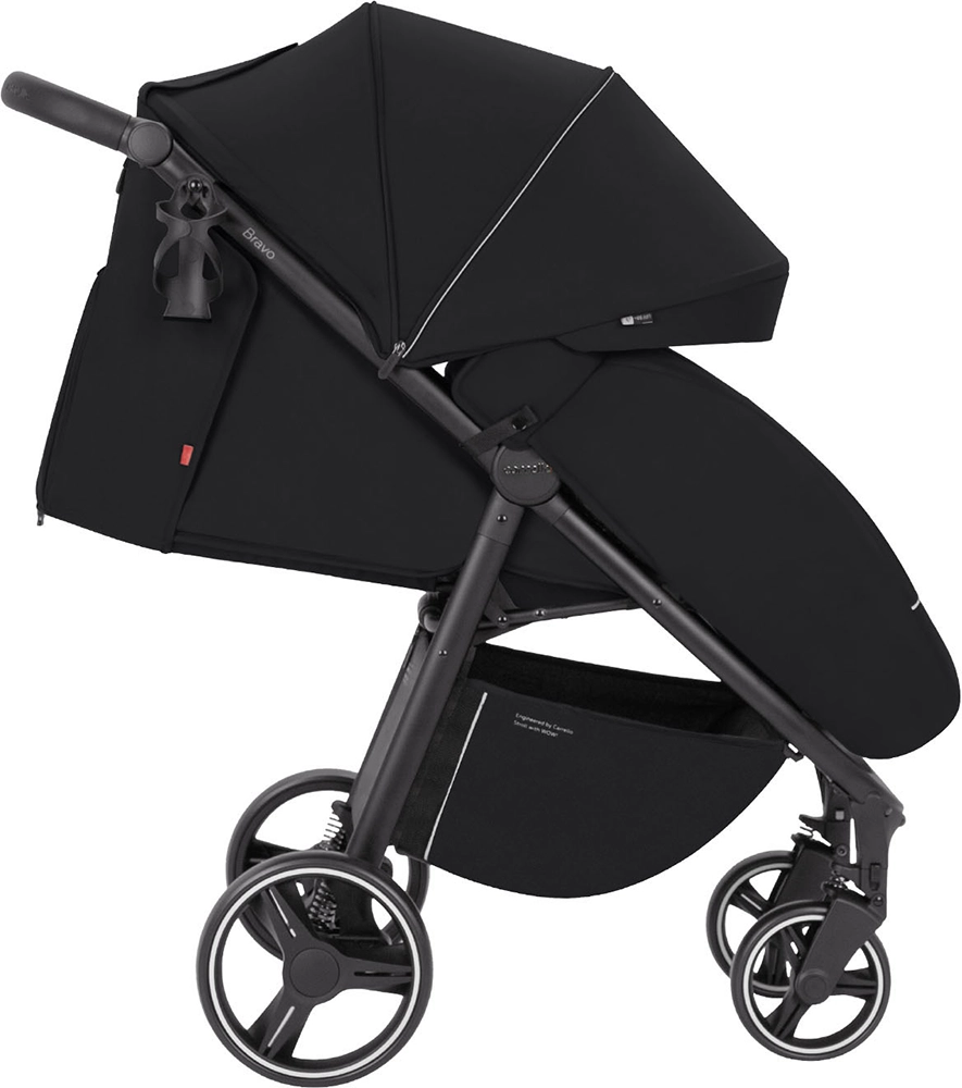 Детская прогулочная коляска CARRELLO Bravo CRL-8512 Pure Black