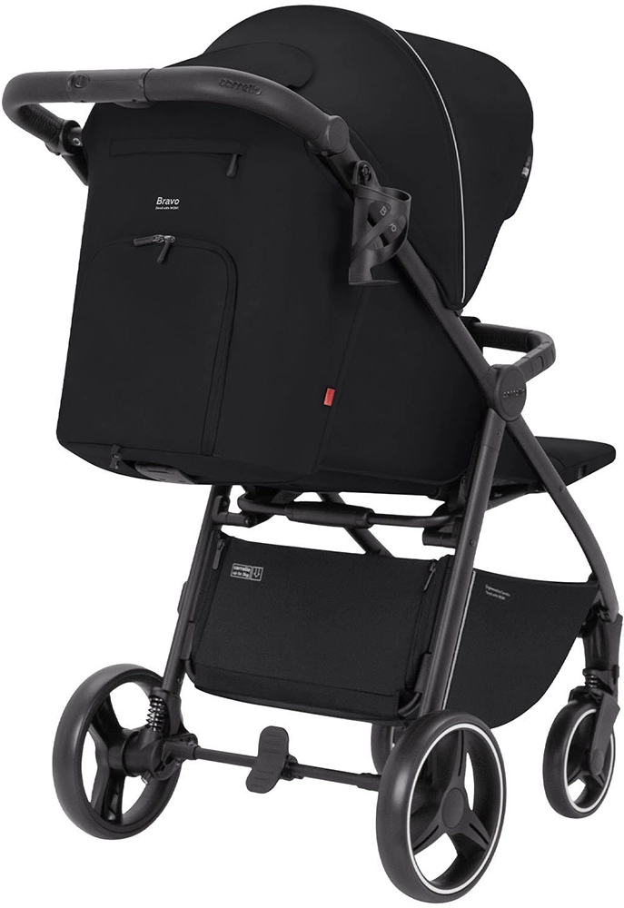Детская прогулочная коляска CARRELLO Bravo CRL-8512 Pure Black