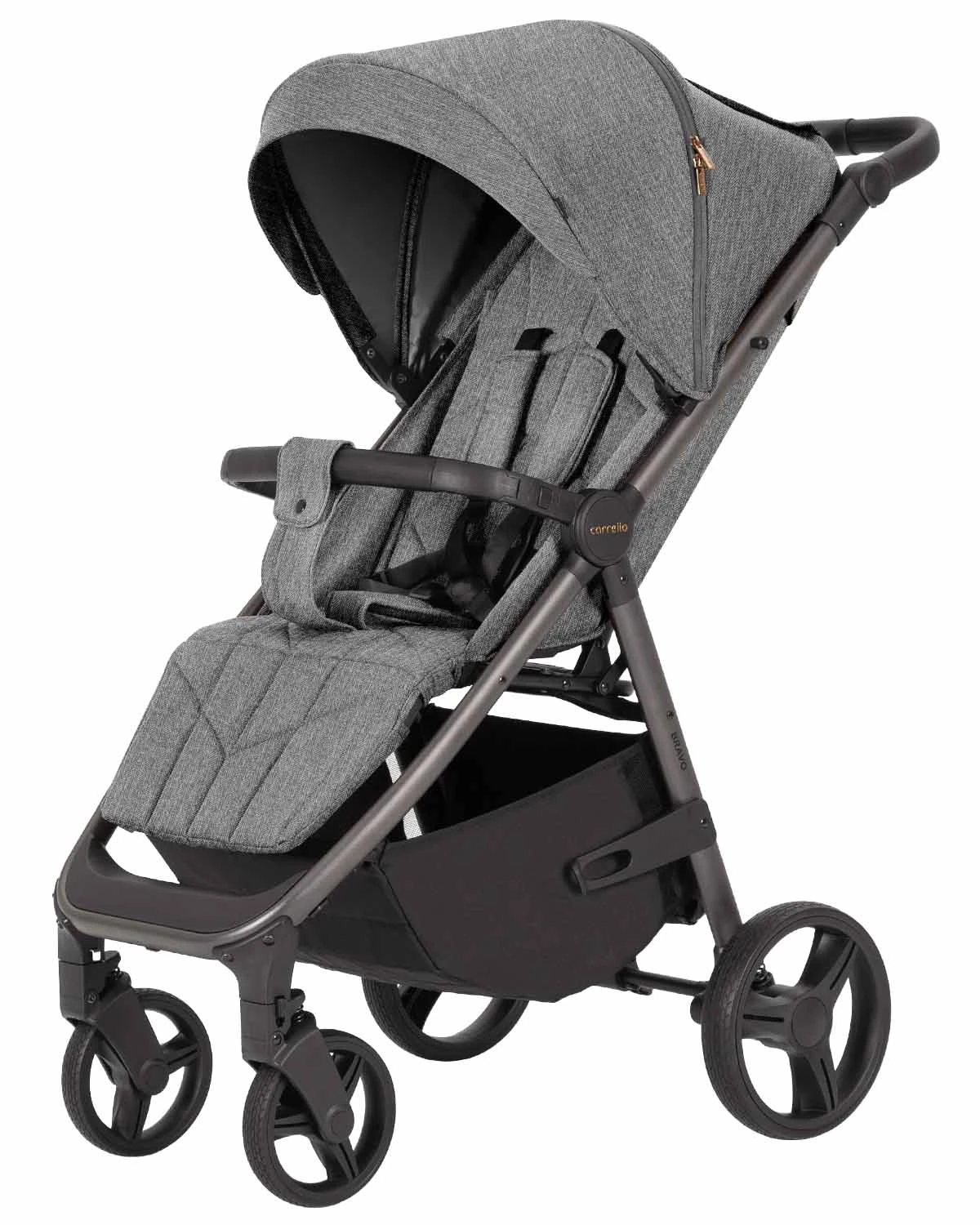 Прогулочная коляска CARRELLO Bravo CRL-8512PU Metal Grey