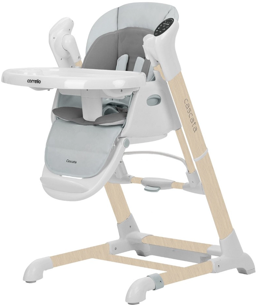 Детский стульчик для кормления+качели Carrello Cascata CRL-10303 Ash Grey Wooden