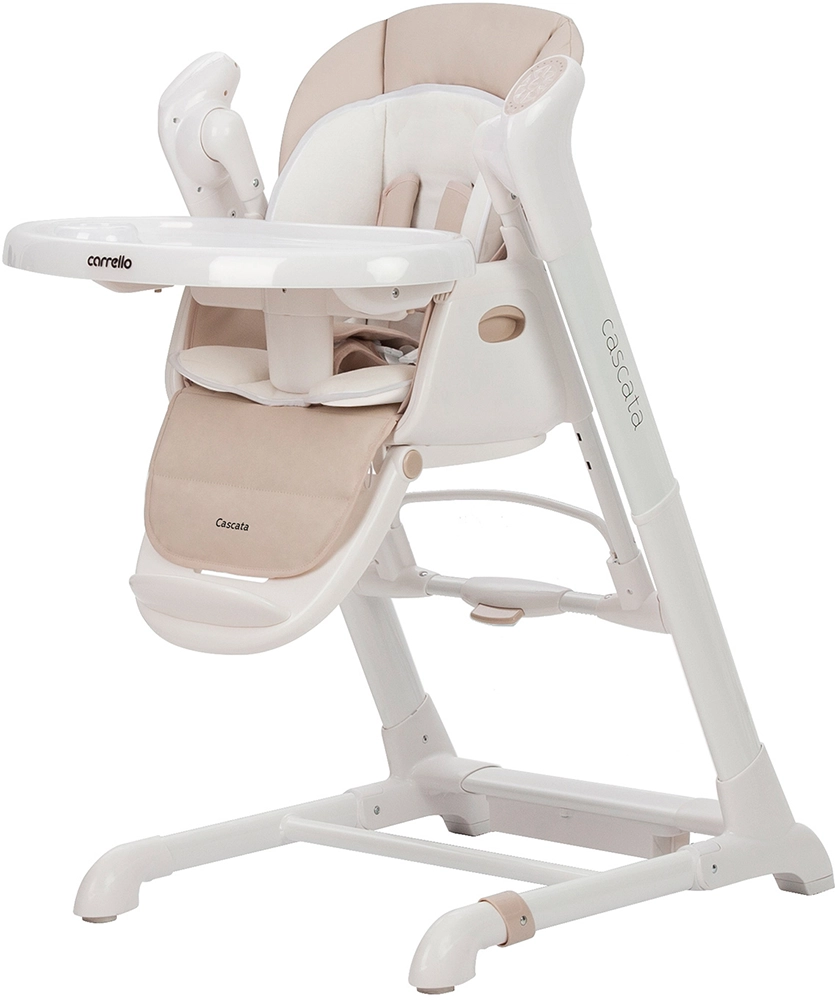 Детский стульчик для кормления+качели Carrello Cascata CRL-10303 Cream Beige