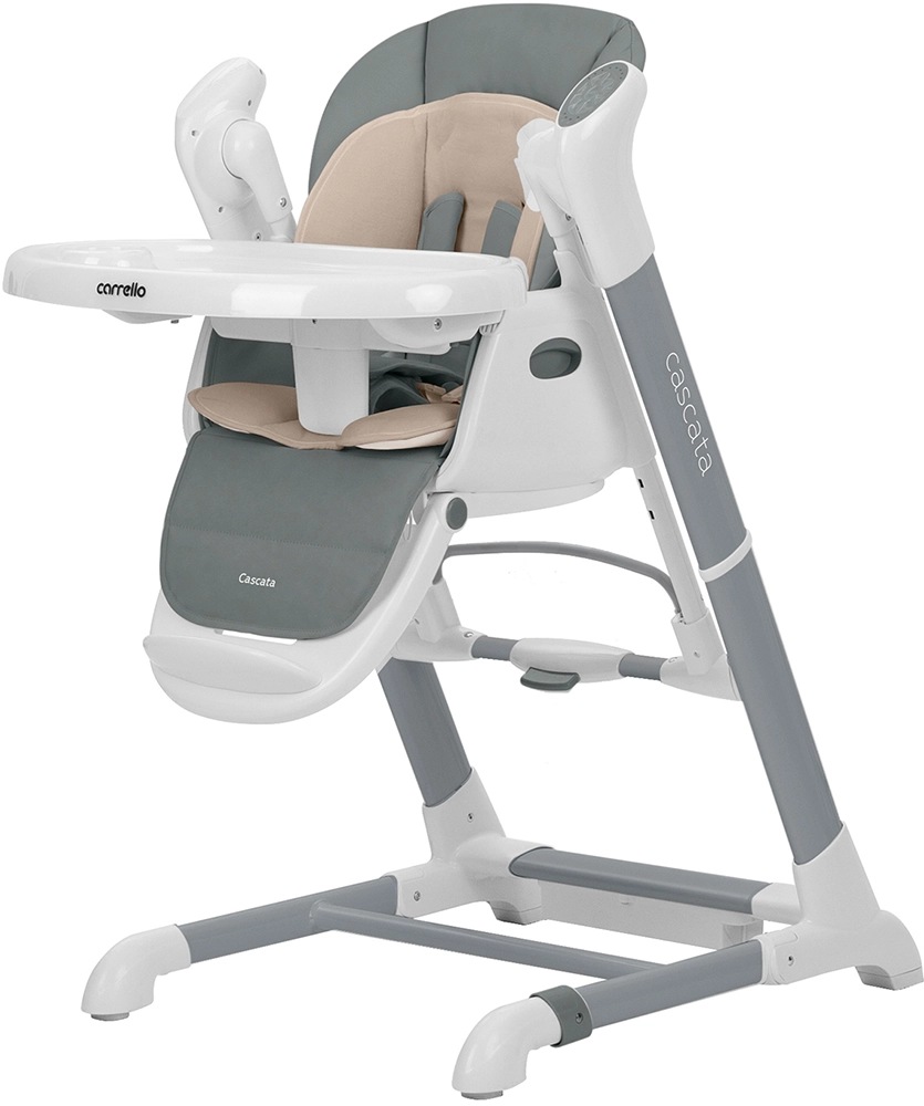 Детский стульчик для кормления+качели Carrello Cascata CRL-10303 Space Grey